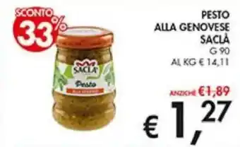 Coal Pesto alla genovese SACLA offerta
