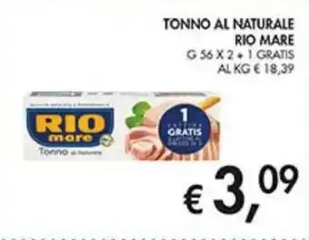 Coal Tonno al naturale RIO MARE offerta