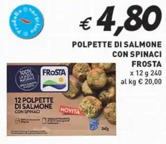 Coal Polpette di salmone con spinaci FROSTA offerta