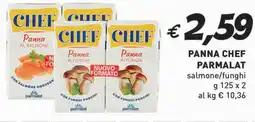 Coal Panna chef parmalat salmone/funghi offerta