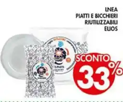 Coal Linea piatti e bicchieri riutilizzabili ELIOS offerta