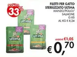 Coal Filetti per gatto sterilizzato ultima manzo/pollo/ salmone offerta