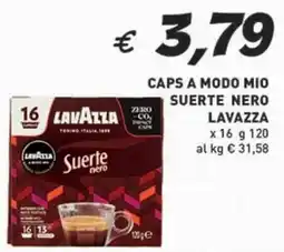 Coal Caps a modo mio suerte nero LAVAZZA offerta