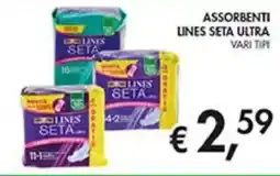 Coal Assorbenti lines SETA ULTRA offerta