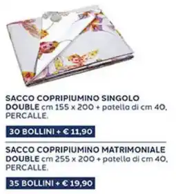 Coal Sacco copripiumino singolo double offerta