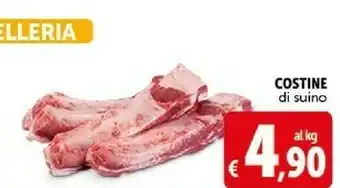 Deco Supermercati Costine di suino offerta