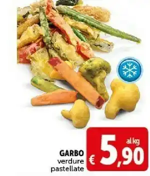 Deco Supermercati Garbo verdure pastellate offerta