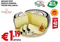 Pam Asiago dop fresco riserva TESORI DELL'ARCA offerta