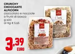 Pam Crunchy croccante alpicorn cioccolato e nocciole o frutti di bosco offerta
