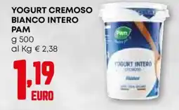 Pam Yogurt cremoso bianco intero PAM offerta