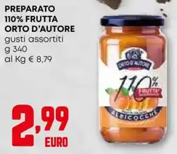 Pam Preparato 110% frutta orto d'autore offerta