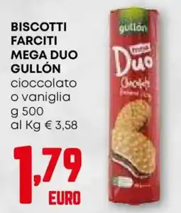 Pam Biscotti farciti mega duo gullón cioccolato o vaniglia offerta