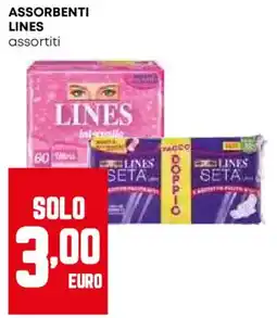 Pam Assorbenti LINES offerta