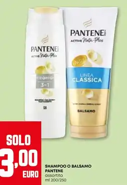 Pam Shampoo o balsamo PANTENE offerta