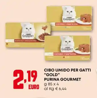 Pam Cibo umido per gatti "gold" PURINA GOURMET offerta