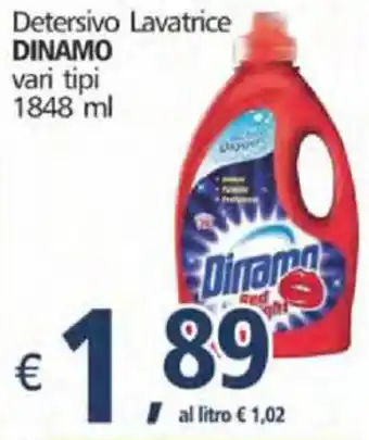 Alter Discount Dinamo Detersivo Lavatrice 1848ml offerta