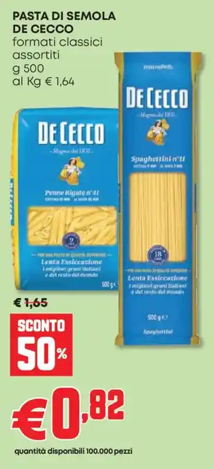 Pasta di semola DE CECCO