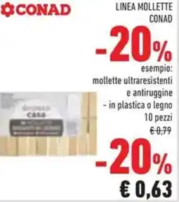 Conad Linea mollette CONAD offerta