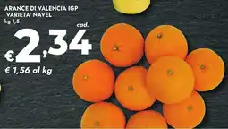 Bennet Arance di valencia igp varieta' navel offerta