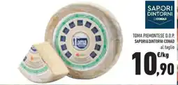 Conad Toma piemontese d.o.p. sapori&dintorni conad al taglio offerta