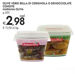 Bennet Olive verdi bella di cerignola o denocciolate condite MADAMA OLIVA offerta