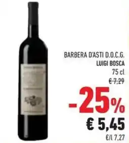 Conad Barbera d'asti d.o.c.g. luigi bosca offerta