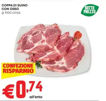 Panorama Coppa di suino con osso offerta