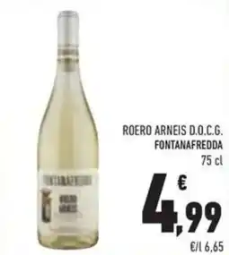 Conad Roero arneis d.o.c.g. FONTANAFREDDA offerta