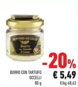 Conad Burro con tartufo occelli offerta