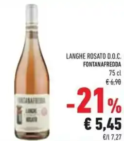 Conad Langhe rosato d.o.c. fontanafredda offerta