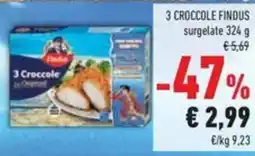 Conad 3 croccole FINDUS surgelate offerta