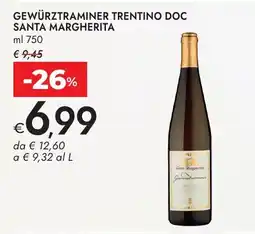 Bennet Gewürztraminer trentino doc santa margherita offerta