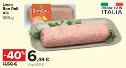 Carrefour Market Linea Bon Roll Aia offerta