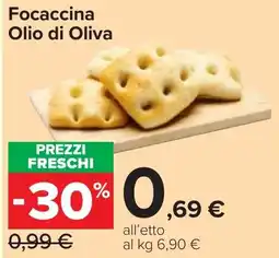 Carrefour Market Focaccina Olio di Oliva offerta