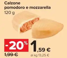 Carrefour Market Calzone pomodoro e mozzarella offerta
