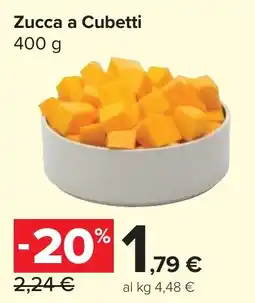 Carrefour Market Zucca a Cubetti offerta