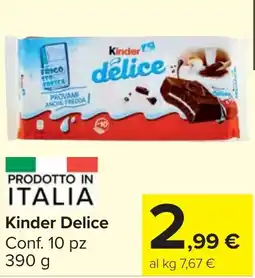 Carrefour Market Kinder Delice offerta