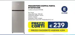 Esselunga FRIGORIFERO DOPPIA PORTA RT267D4ADE offerta