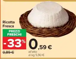 Carrefour RICOTTA FRESCA offerta