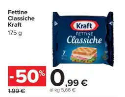 Carrefour Fettine Classiche Kraft offerta