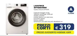 Esselunga LAVATRICE WF1Q9041BW offerta