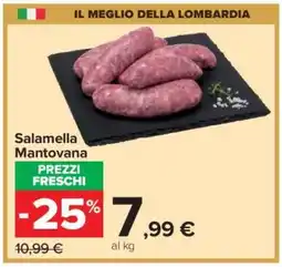 Carrefour SALAMELLA MANTOVANA offerta