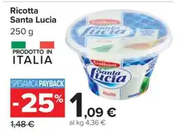 Carrefour Ricotta Santa Lucia offerta