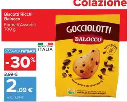 Carrefour Biscotti Ricchi Balocco offerta