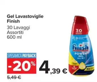 Carrefour Gel Lavastoviglie Finish offerta