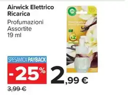 Carrefour Airwick Elettrico Ricarica offerta