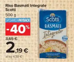 Carrefour Riso Basmati Integrale Scotti offerta