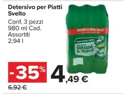 Carrefour Detersivo per Piatti Svelto offerta