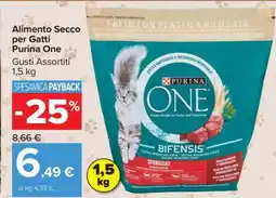Carrefour Alimento Secco per Gatti Purina One offerta