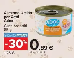 Carrefour Alimento Umido per Gatti Adoc offerta